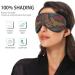 Bat Pattern Sleep Mask - Light Blocking Eye Mask for Sleep Travel & Naps | Adjustable Soft Blindfold for Men & Women - Perfect Halloween Gift - Buy Online on GoSupps.com