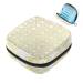 MUOOUM Abstract Gloden Pattern Sanitary Napkin Storage Bag Portable Period Bag for Women Teen Girls Menstrual Cup Pouch Nursing Pad Holder Multi-colored 3