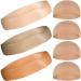 3 Pieces Silicone Wig Grip Headband 3 Pieces Nylon Wig Caps, Transparent Silicone Wig Grip Headbands for Women Unisex Non Slip Wig Bands Sports Yoga Lace Front Wig (Dark Brown, Brown, Orange)