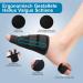 Hallux Valgus Correction Rail - Pain Relief & Toe Alignment for Men & Women (Black Right) - Buy Online on GoSupps.com