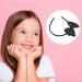VOCOSTE Bow Headband Fashion Cute Polyester Hairband for Teenager Black 5.9x4.4 Inch - Buy Online on GoSupps.com