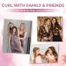 Silk Curling Ribbon Rods for Long Hair - Heatless Hair Curler with Hair Claw Clip - DIY Styling Tool for Natural Hair (Pink) - Buy Online on GoSupps.com