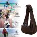 Petloft Reversible Small Dog Carrier - Adjustable Hands-Free Cross-Body Sling for Dogs Cats & Rabbits (Brown) - Buy Online on GoSupps.com