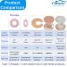 Chiroplax Foam Callus Cushions Pads - Waterproof Self-Adhesive Toe Protectors for Foot Pain Relief - 72 Count Pack - Buy Online on GoSupps.com