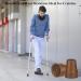 Crutch Tips Heavy Duty Replacement Rubber for Canes & Walkers - Non-Slip All Terrain Caps - Universal Fit - 4 PCS (Brown) - Buy Online on GoSupps.com