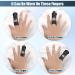 SAVITA 2pcs Finger Splints Composite Cloth - Black Trigger Finger Brace for Broken Finger Protection & Pain Relief - Buy Online on GoSupps.com