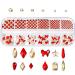 Clear Nail Rhinestones Crystal Nails Gems Stones Mixed Flat Back Rhinestones Gems for DIY Nail Art Supplies Nail Crystals Rhinestones Kit for Nail Art