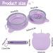 Buy 2-in-1 Foldable Silicone Dog Bowl - Slow Feeding Water & Travel Bowl for Dogs & Cats - Fressnapf - Purple - Buy Online on GoSupps.com