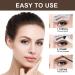 Eyebrow Stamp Stencil Kit - Vegan One-Step Pomade for Perfect Brows - Waterproof & Smudge-Proof - 20 Reusable Thin & Thick Stencils - Grey Black - Buy Online on GoSupps.com