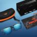 KastKing FlatRock Polarized Sport Sunglasses - Ideal for Driving, Fishing, Cycling, Running - UV Protection - Glossy Gray Frame with Smoke Blue Ocean Mirror Lens - Buy Online on GoSupps.com