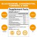 Glucosamine Chondroitin with Turmeric, MSM - Triple Strength Joint Support - 240 Capsules - Buy Online on GoSupps.com