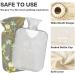 Naanle Herbal Heat Bottle with Cover - Wild Daisy Design 1L Hot Water Bottle for Pain Relief & Therapy - Perfect for Hand & Foot Warmth - Buy Online on GoSupps.com