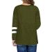 Girls Long Sleeve Green Striped Tunic Sweatshirt - 8-9 Years - Buy Online on GoSupps.com