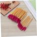 FOMIYES 50 Pcs Colorful Mascara Colored Mascara Mascaras Makeup Eyelash Brush Applicator Suite Make up 50 Pcs Rose - Buy Online on GoSupps.com