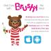 MAM Massaging Baby Toothbrush & Gum Cleaner with Brushy The Bear Character - Interactive App Included - Blue - Boys 3+ Months - 1 Count - Buy Online on GoSupps.com