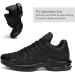 Mevlzz Men's Air Running Shoes - Low Top Basketball Sneakers, Size 11, All Black - Buy Online on GoSupps.com