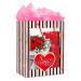 FaCraft Valentines Gift Bags with Handles Funny