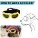 Shop UV Protection Dog Sunglasses | Adjustable Sunglasses for Dogs & Cats | Sun & Wind Eye Protection - Buy Online on GoSupps.com