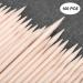 100 Pcs 4.3in Wooden Orange Sticks Nail Cuticle Pusher Remover for Manicure & Pedicure - Buy Online on GoSupps.com