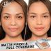 SACE LADY Ultra Cover Powder Foundation - Waterproof Full Coverage Makeup in Natural Ivory 0.30oz - Long-Lasting Compact with Mirror - Buy Online on GoSupps.com