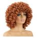 Shop Porsmeer Afro Wig for Women | Synthetic Large Loose Kinky Curly Wig in Medium Copper Brown - Perfect for Natural Style - Buy Online on GoSupps.com