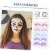 BESTOYARD 5 Pairs Colored Fake Eyelashes - Pink Party & Cosplay Lashes for Halloween | Fluffy Fiber False Lashes - Buy Online on GoSupps.com