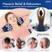 Acupressure Mat Generise Accupressure Body Mat and Pillow Set for Men & Women - Back Neck and Muscle Pain Relief - Includes Travel Bag with Adjustable Strap (Black with Blue Spikes) - Buy Online on GoSupps.com