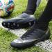 MFSH Unisex Big Boy Soccer Cleats Fg/ag High-top Spikes - Size 7 Women/6 Men - Professional Training Turf Indoor Athletic Sneaker - Black - Buy Online on GoSupps.com