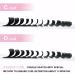 Classic Eyelash Extensions - 0.15mm, 0.18mm, 0.20mm Single Lash | C, CC, D Curl | 9-25mm Lengths - Buy Online on GoSupps.com