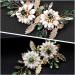 Beavorty Flower Hairpin Women Hair Accessories Wedding Hair Clips Bridal Side Comb Bridal Hair Clips Vintage Hair Clips Girls Hairpin Women Hairpin Tiara Metal Crystal Women's Wedding Clip - Buy Online on GoSupps.com