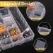 2 Pack 24 Grid Clear Plastic Organizer Box with Adjustable Divider - Craft and Bead Storage Container for DIY Jewelry, Tackles - Includes Label Stickers - Buy Online on GoSupps.com