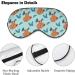 Funny Sloth Hanging Sleep Mask | Adjustable Strap Eye Cover for Sleeping | Blocks Light for Night Travel Nap | Men Women - Buy Online on GoSupps.com
