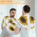 Beard Bib Apron for Men - Waterproof Hair Catcher & Grooming Cloth | Stylish Sunflower Design for Easy Shaving & Trimming - Buy Online on GoSupps.com