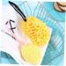Hemoton 3pcs Honeycomb Bath Ball Scrubber | Natural Polyurethane Body Loofah & Shower Sponge for Men - Portable Bath Accessories - Buy Online on GoSupps.com