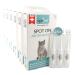 Optipet Spot On 36x1ml pipettes for cats highly effective up to 144 weeks against mites fleas ticks lice