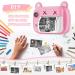Instant Print Camera for Kids - Bearbrick Selfie Kids Camera with Zero Ink | Dual Lens | 1080P HD | 2.4 Inch | 1000 mAh | 3 Rolls Print Paper Camera for Girls Boys Age 3-12 Birthday Pink - Buy Online on GoSupps.com