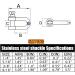Durable SMTUNG 304 Stainless Steel D Shape Load Shackle for Outdoor Sports - 6mm (8pcs) - Buy Online on GoSupps.com