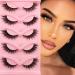 3d false eyelashes cat eye cat-eye natural artificial eyelash extensions set fox eye artificial eyelashes of course look 5 pairs reusable handmade light faux mink eyelash (1-5) HR-FOX-1-5