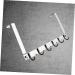 Mikikit Clothes Rack Steel Mounted Hat Cloth Hook Door Towel Bath Hanger Wall Hooks for Pants Stainless Clothes Hanger medium As Shown - Buy Online on GoSupps.com
