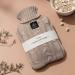 Buy Olivialiving 2L Hot Water Bottle - Khaki Knitted Cover for Heat & Cold Therapy | Pain Relief - Buy Online on GoSupps.com