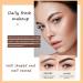 O'CHEAL 3Pcs Waterproof Eyebrow Pencil Dark Brown and Eye Cream with Vibrating Electric Massage Head - Buy Online on GoSupps.com