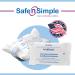 Safe n' Simple Adhesive Remover Wipes - Flushable, Easy to Use, No-Sting Skin Prep - 50 Alcohol-Free Wipes - Buy Online on GoSupps.com