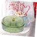 Zerodeko Nut Trays European Serving Candy Layer Snack Organizer Dried Household Style Platter with Plate Container Nut 22X9.5CM Green - Buy Online on GoSupps.com