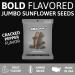SMACKIN' Sunflower Seeds | Roasted Jumbo Sunflower Seeds | 4 Ounce Flavored Sunflower Seeds | Small-Batch American Made Sunflower Seeds | 12 Bags of Sunflower Seeds | Keto Snacks (Cracked Pepper) - Buy Online on GoSupps.com