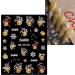 3D Christmas Nail Stickers 6 Sheets 5D Self-Adhesive Embossed Nail Decal Elk Snowflakes Nail Art Decoration Design Supplie - Buy Online on GoSupps.com