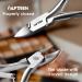 Professional Cuticle Nippers Precision Manicure Nail Clippers Stainless Steel Scissors Thick and Ingrown Nails Hospital Grade Podiatry Tool - Buy Online on GoSupps.com