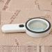 30X Lighted Glass Handheld Reading Magnifier Glass with 12 LED Lights for Seniors & Kids Double Glass Lens - Buy Online on GoSupps.com