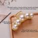 Agirlvct Pearl Hair Claw Clips - Strong Hold Styling Barrettes Gift Set for Women Girls - Non-Slip Hair Accessories (4 Pack) - Buy Online on GoSupps.com