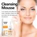 Facial Cleanser C10 Vitamin Face Wash for Gently Cleaning Pores Exfoliate Hyaluronic Acid Brightening Foaming Face Wash Daily Makeup Cleansing Mousse Deep Cleaning Rich Foam & Soft Brush Head - Buy Online on GoSupps.com