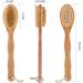 FIXBODY Bath Shower Body Brush Set - Exfoliating Loofah Back Scrubber, Face Sponge Pad with Boar Bristles, Bamboo Handle - Wet or Dry Skin Use - Cellulite Treatment for Radiant Skin (3PCS) - Buy Online on GoSupps.com